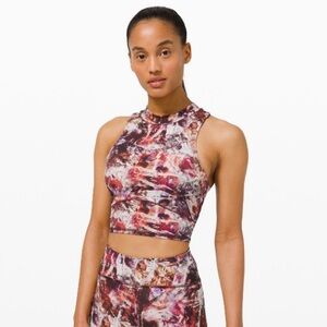 Lululemon Everlux and Mesh Cropped Tank